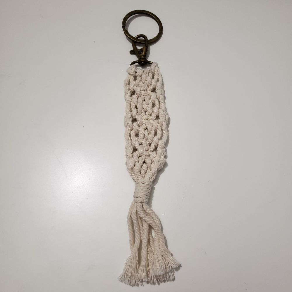 Macrame key chain